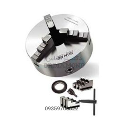 سه نظام دستگاه تراش 250 میلی متر سانو SANOU کد K11250